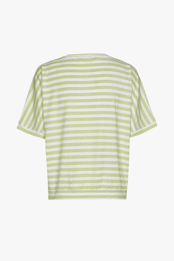 Shirt Met Groene Strepen | Grote Maten Mode bij Axent