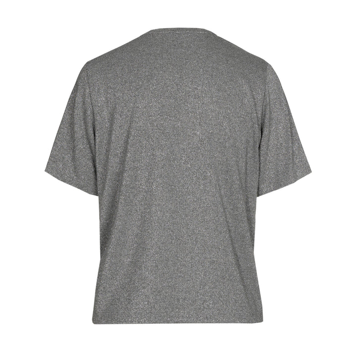 Sparkle Jersey T-Shirt Zilvergrijs