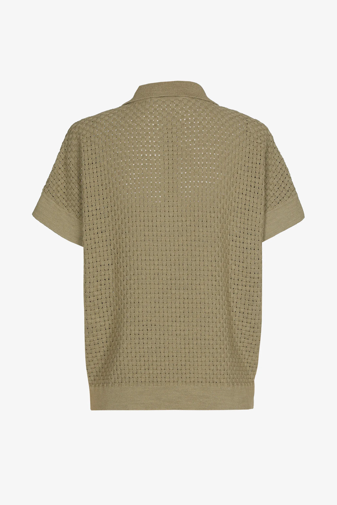 Kaki Gebreide Polotrui