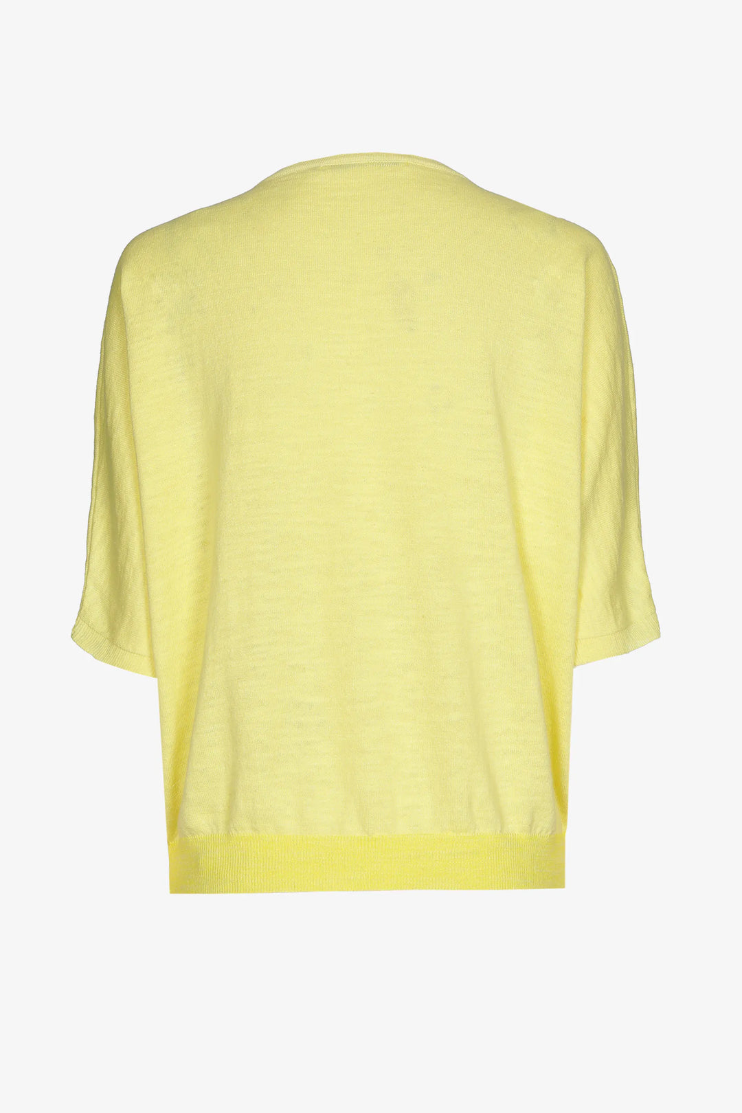 Citroengele Linnenmix T-shirt