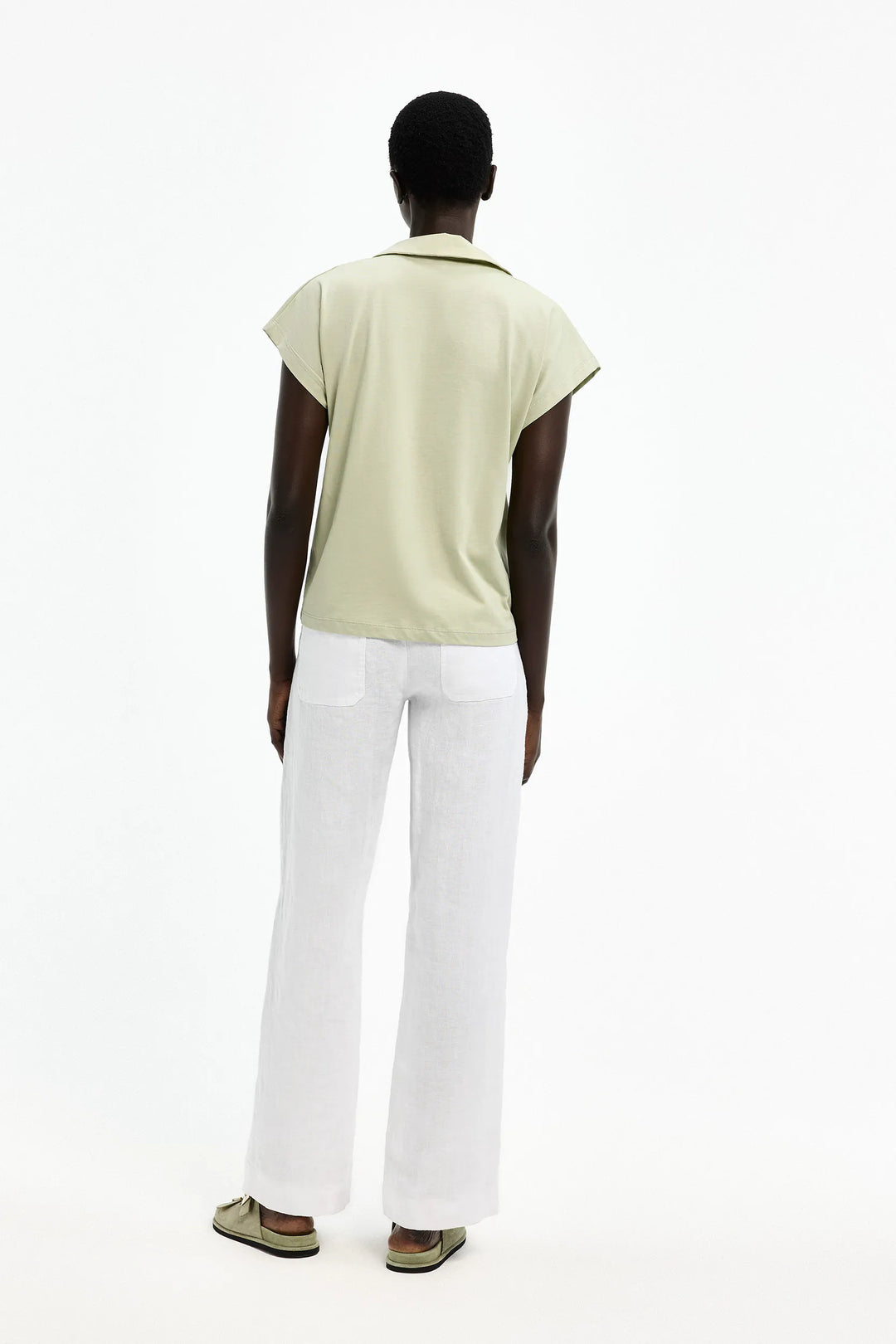 Polo T-Shirt In Misty Aqua