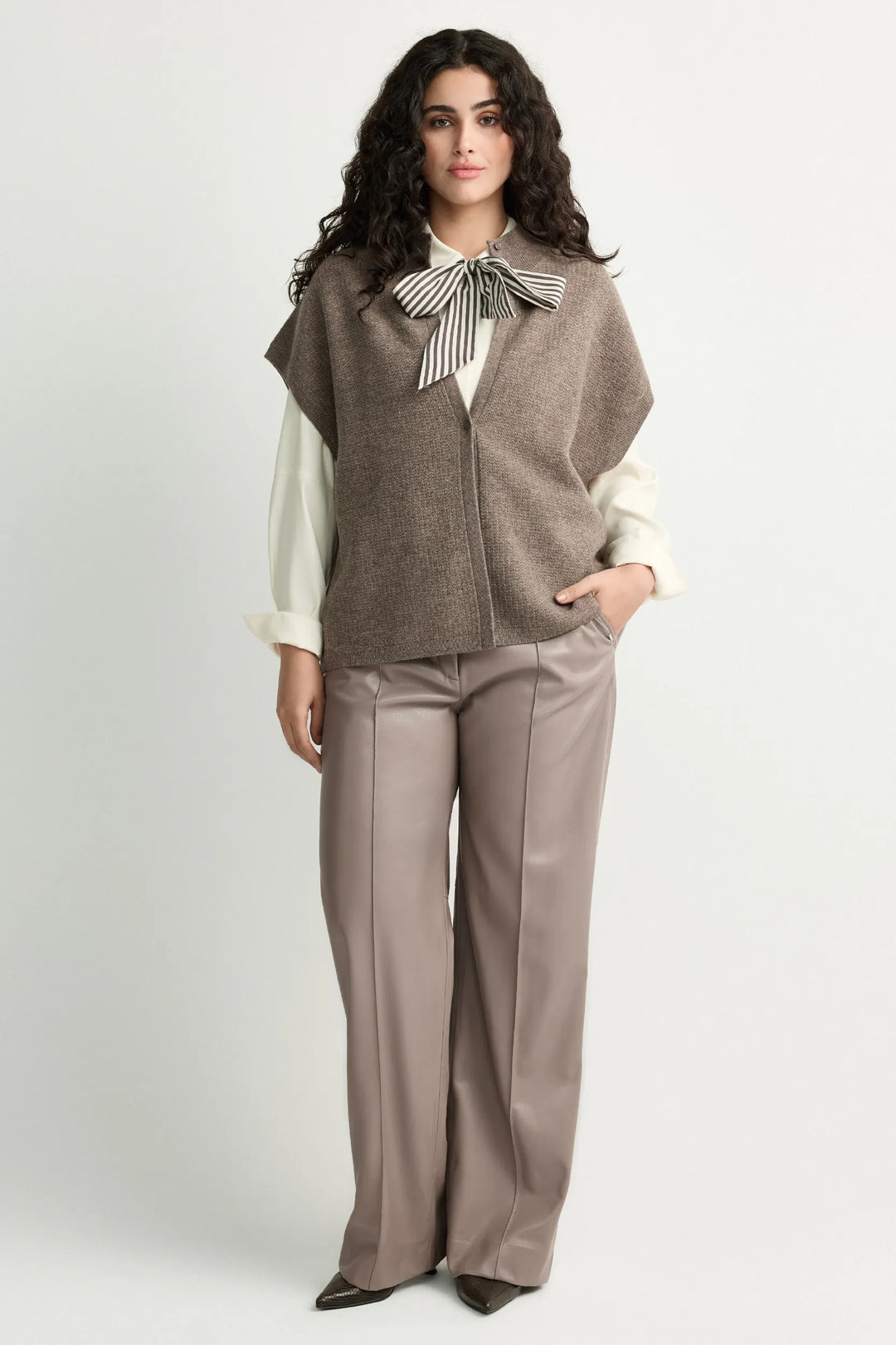 Cardigan zonder Mouwen