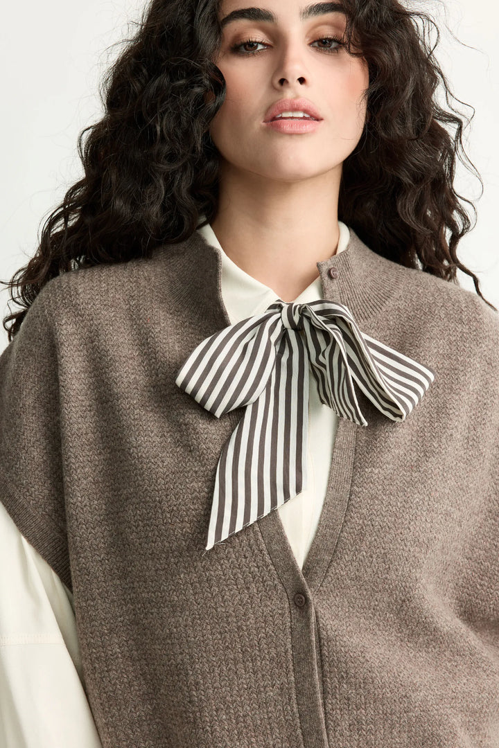 Cardigan zonder Mouwen