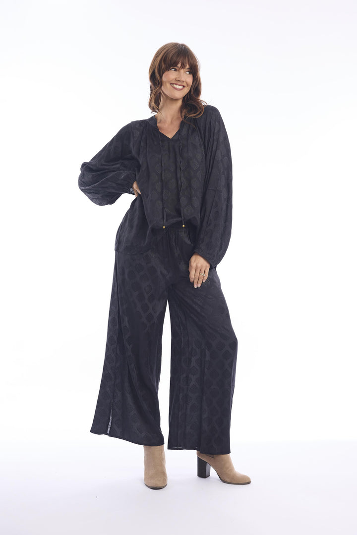 Zwarte Wijde Broek