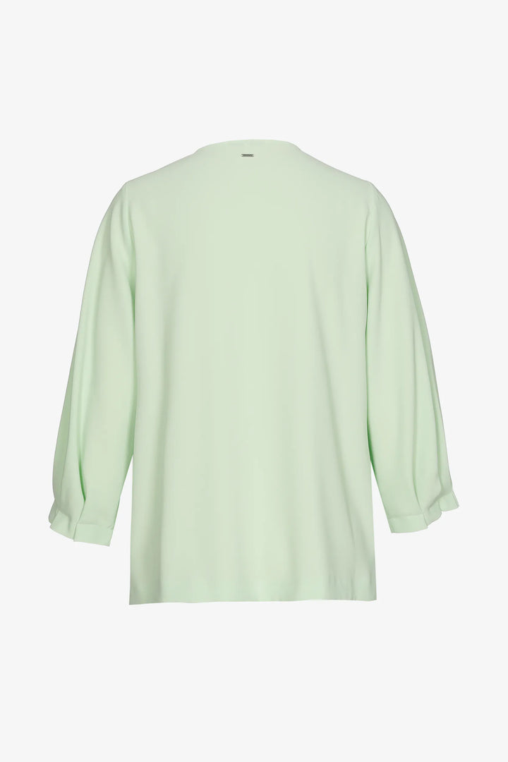 Lichtgroene Blouse met V-hals