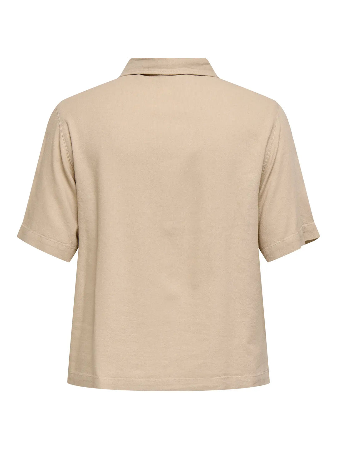 Linnen Blouse Korte Mouwen