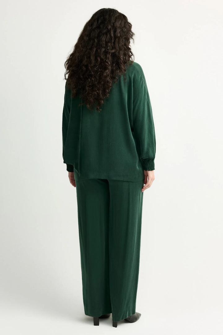 Wijde Cupro Broek