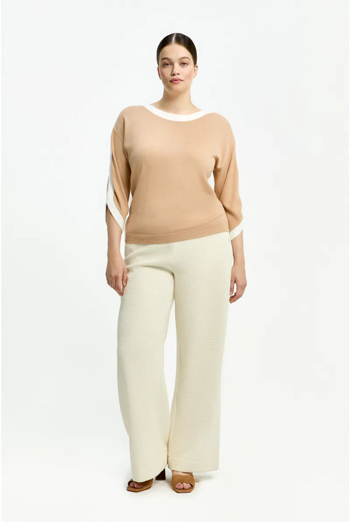 Katoenen Trui met Boothals