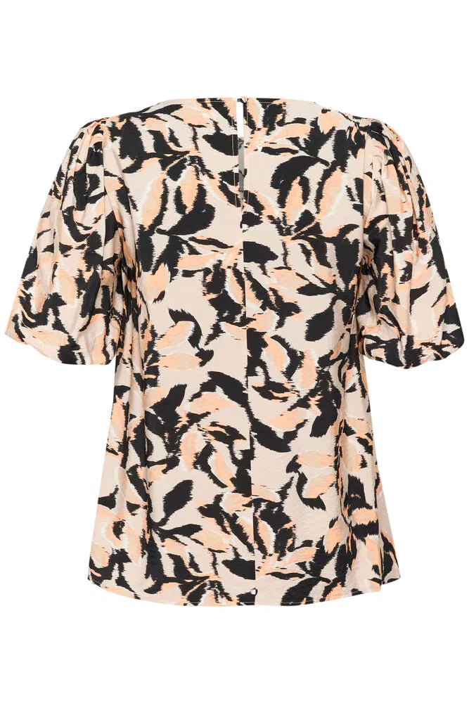 Blouse Met Abstracte Print | Grote Maten Mode bij Axent