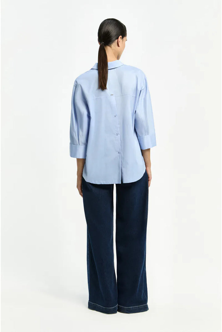 Geklede Blouse met Rugdetails