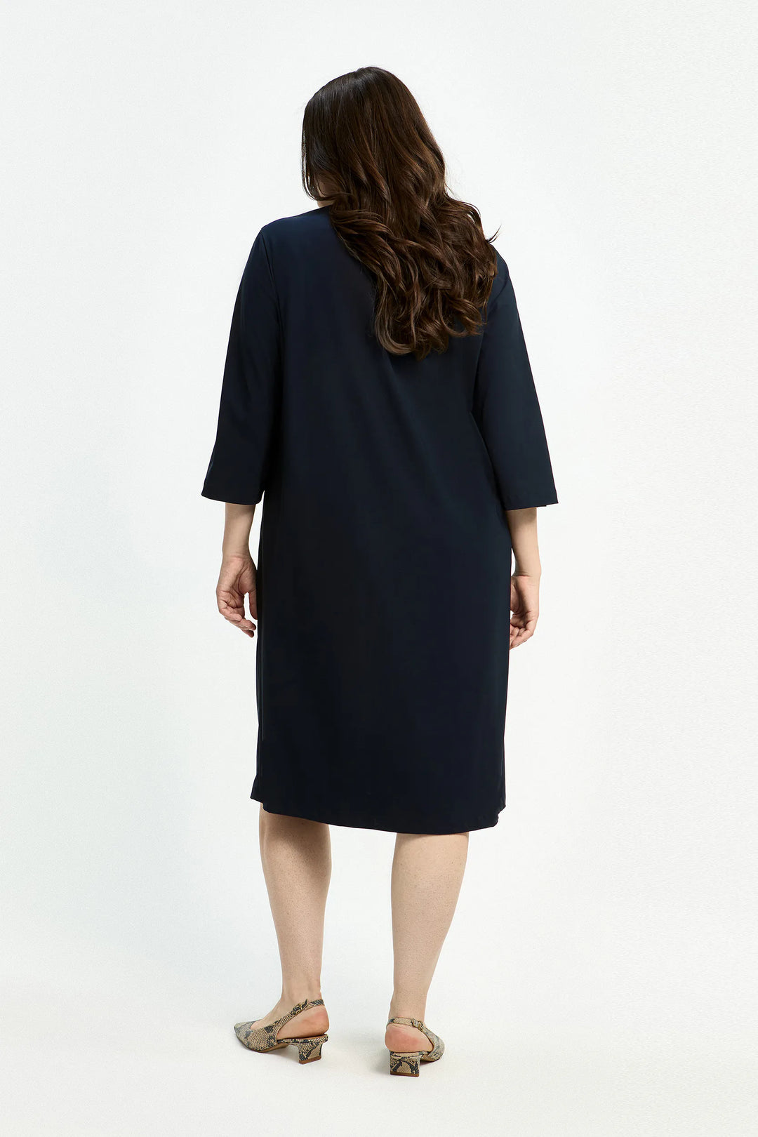 Navy Hemdjurk met Knooplint