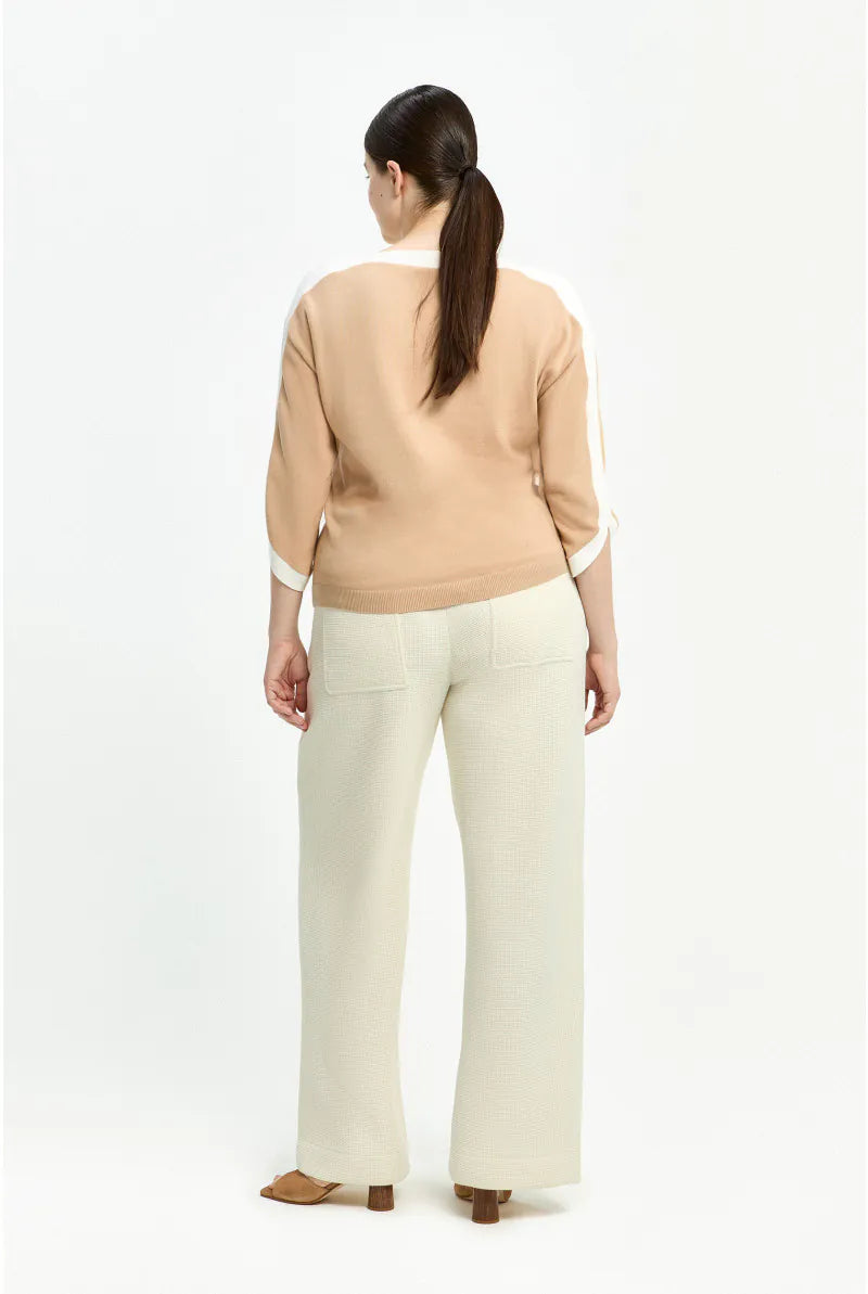 Katoenen Trui met Boothals