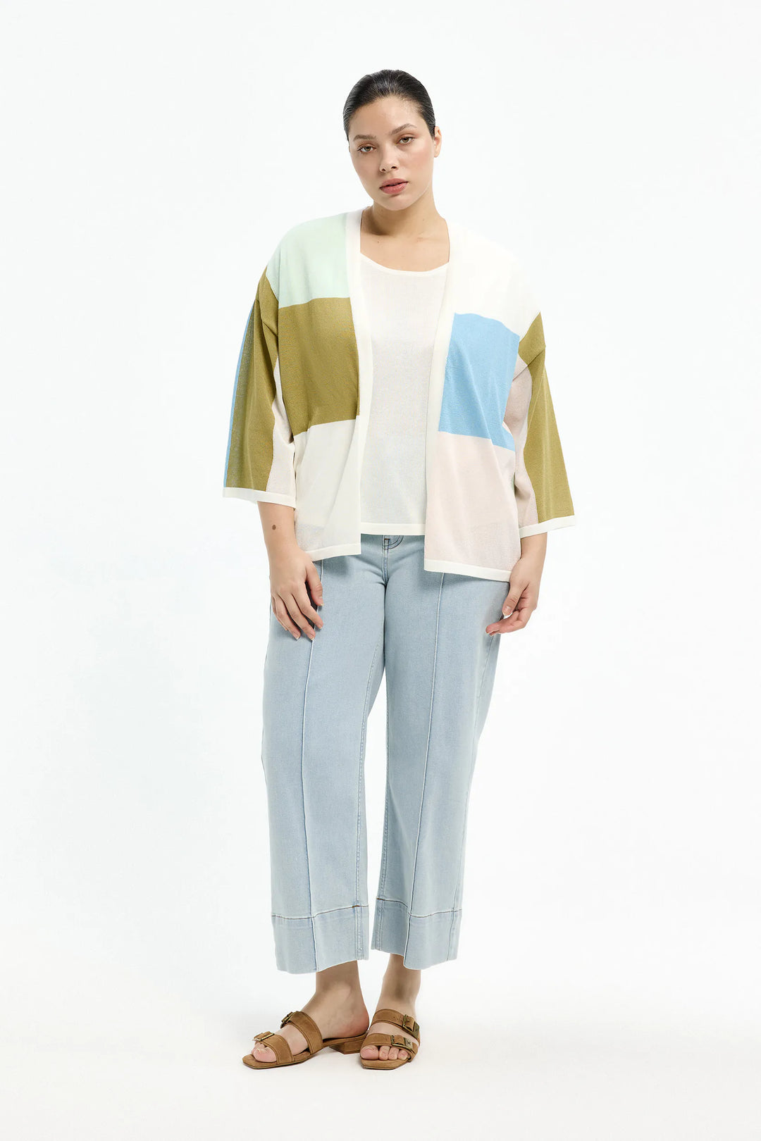 Losse Cardigan met Wijde Mouwen