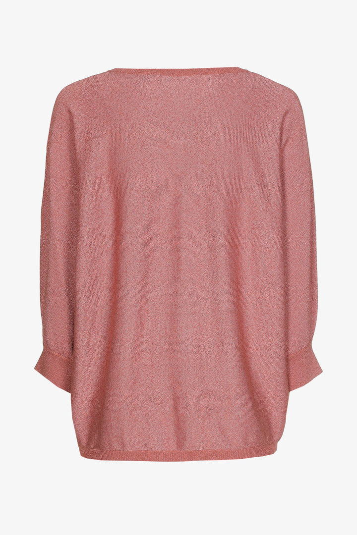 Fijngebreid Lurex Truitje Met Glansdraad