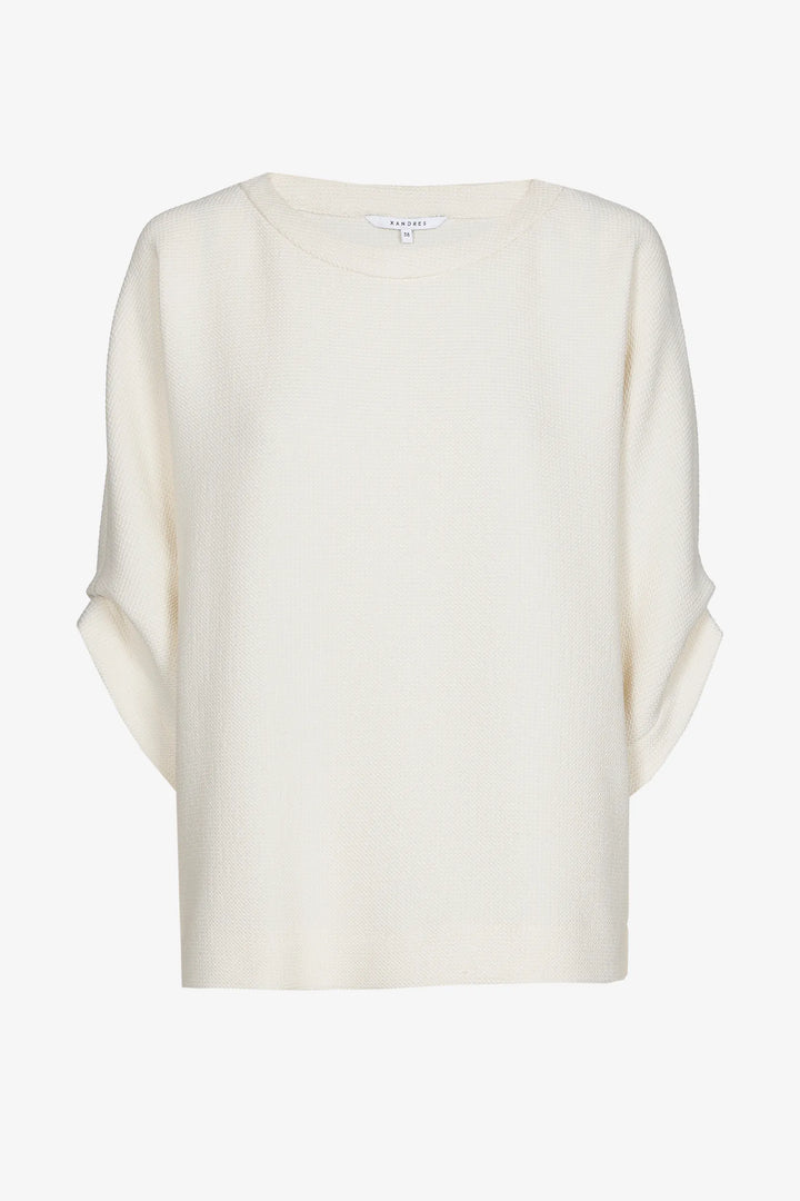 Blouse in structuur stof