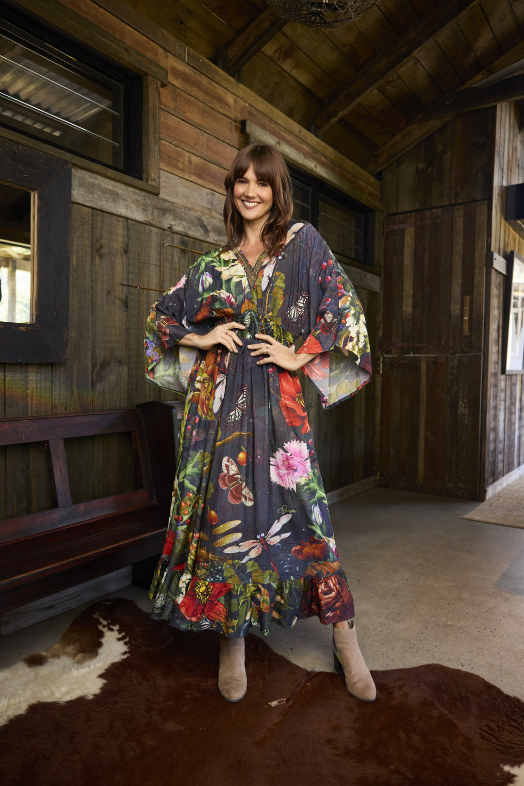 Maxi Jurk met Bloemenprint