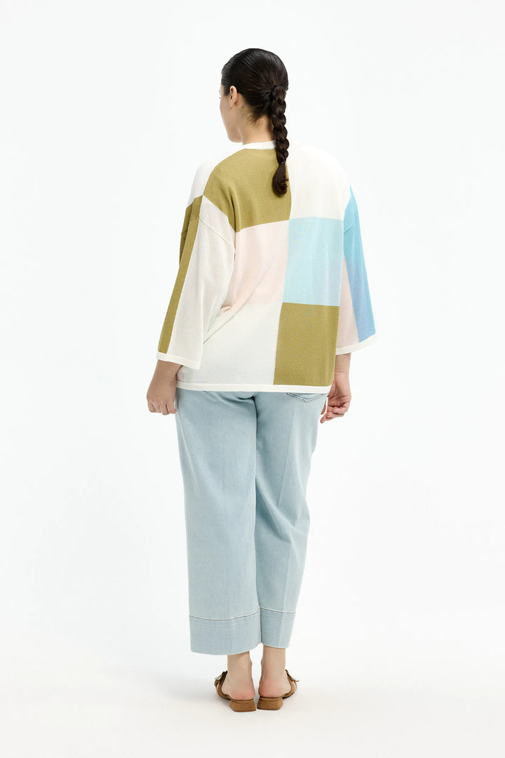 Losse Cardigan met Wijde Mouwen