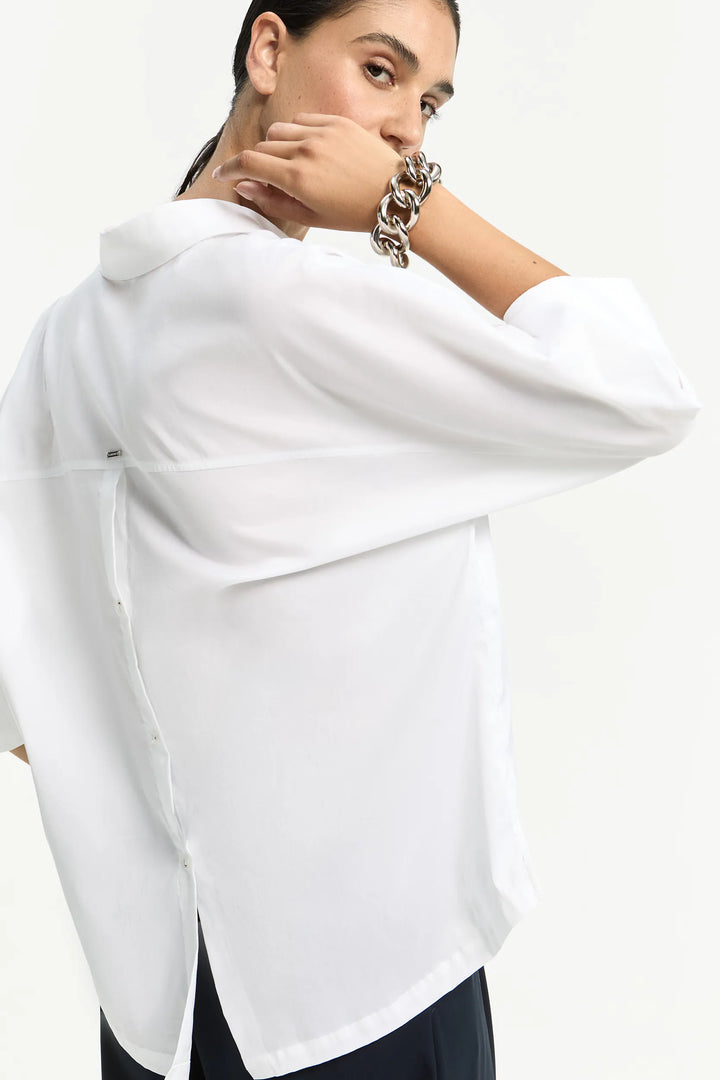 Geklede Blouse met Rugdetails