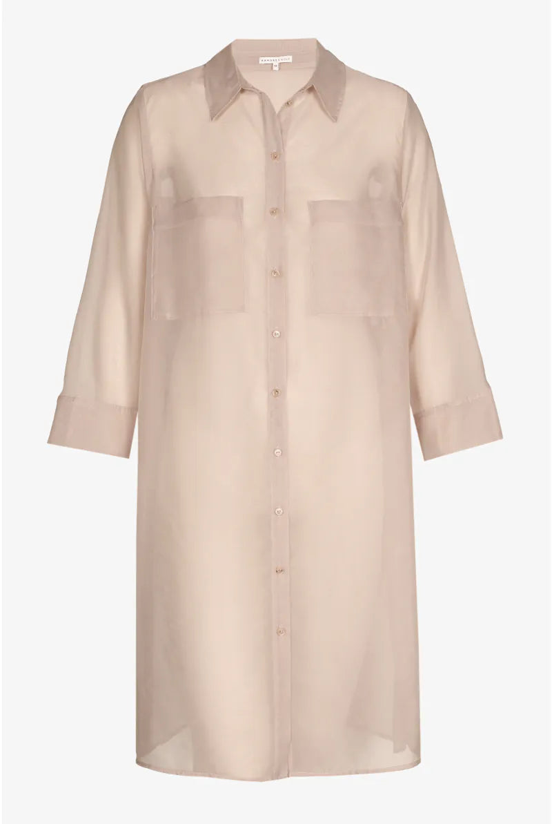 Lange Organza Blouse