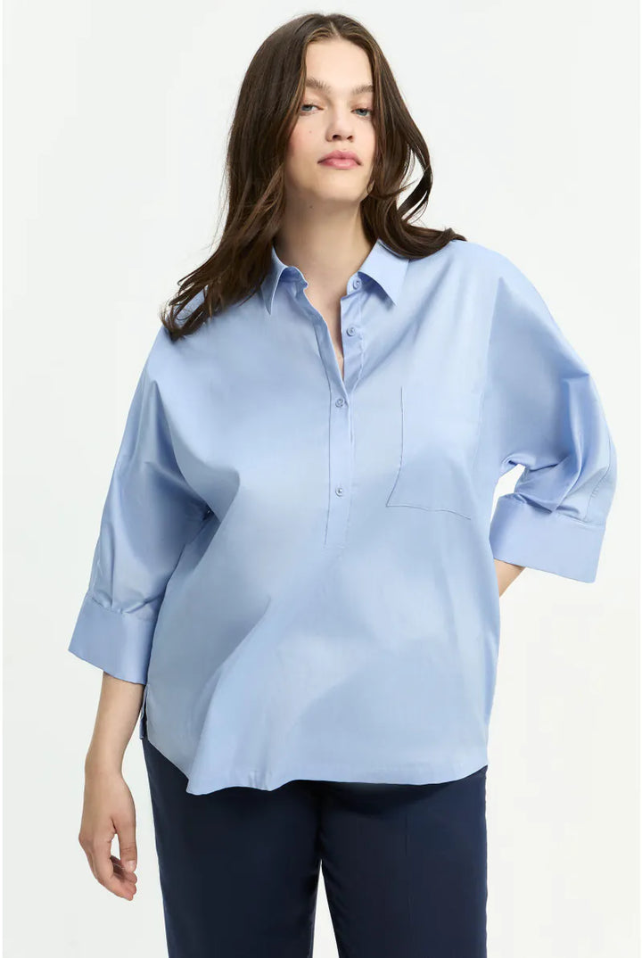 Geklede Blouse met Rugdetails