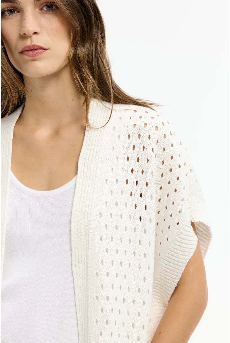 Witte Boho Cardigan
