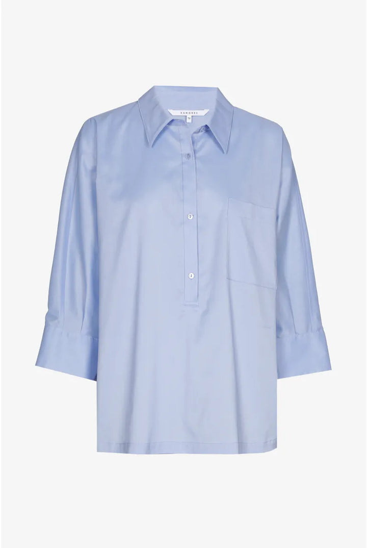 Geklede Blouse met Rugdetails