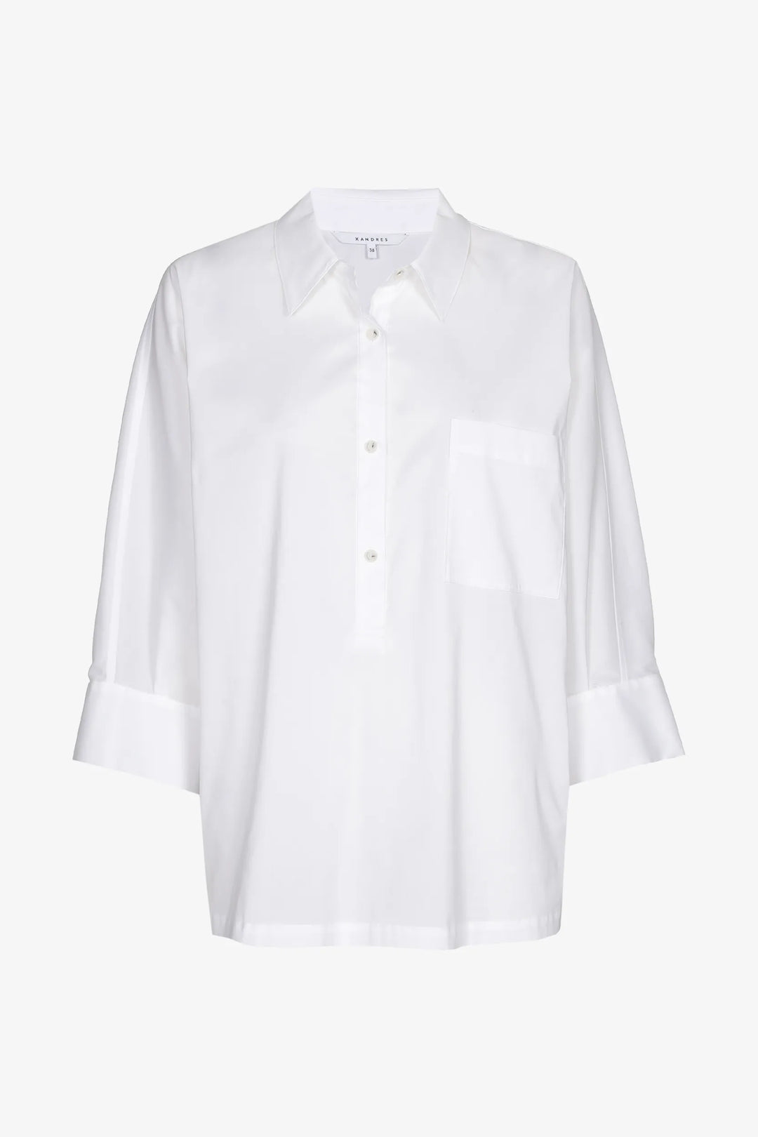 Geklede Blouse met Rugdetails