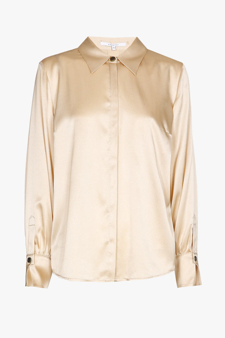 champagne zijde blouse-xandres-hint-champagne