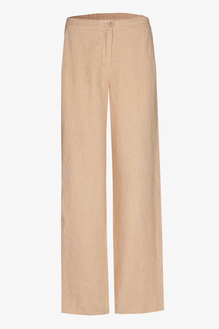 Beige Linnen Broek