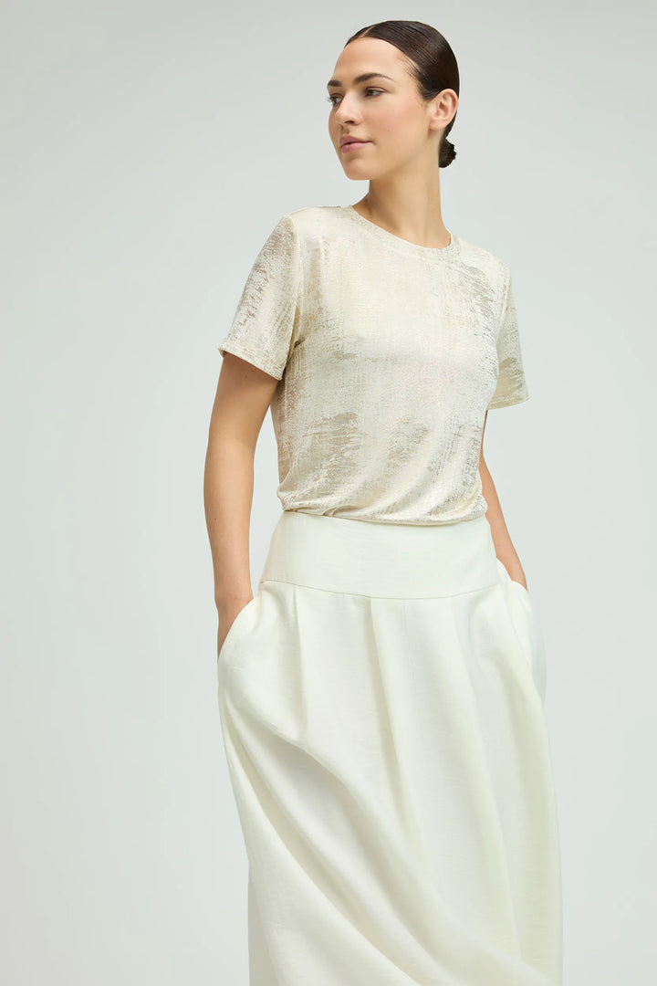 Ecru Maxi Rok