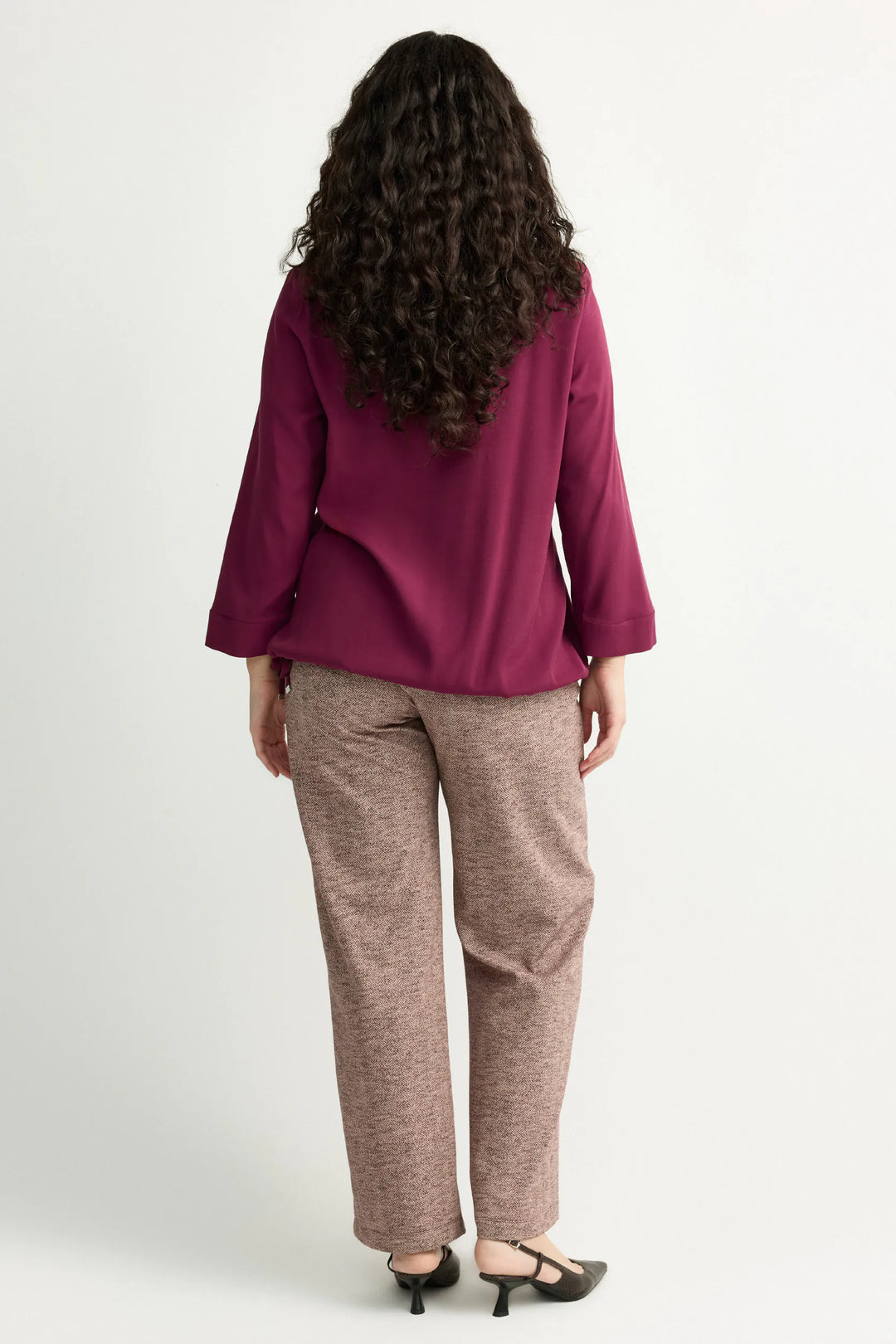 Blouse met Striklint