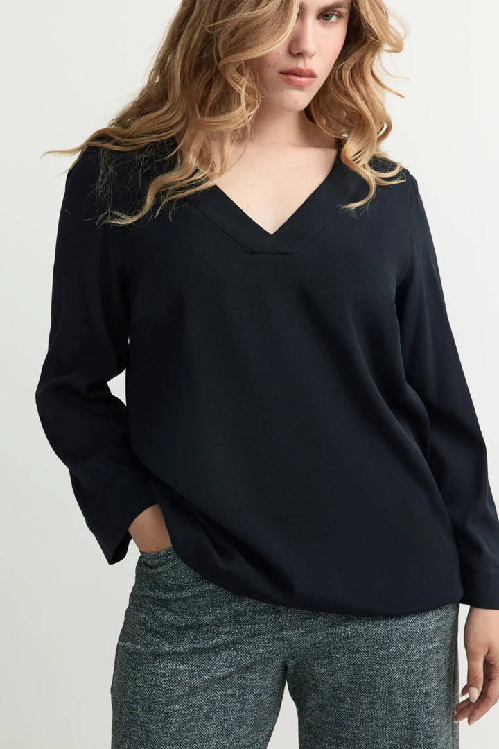 Blouse met Striklint
