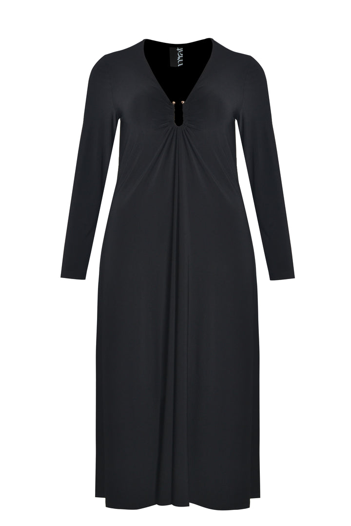 Elegantes Maxikleid mit V-Ausschnitt