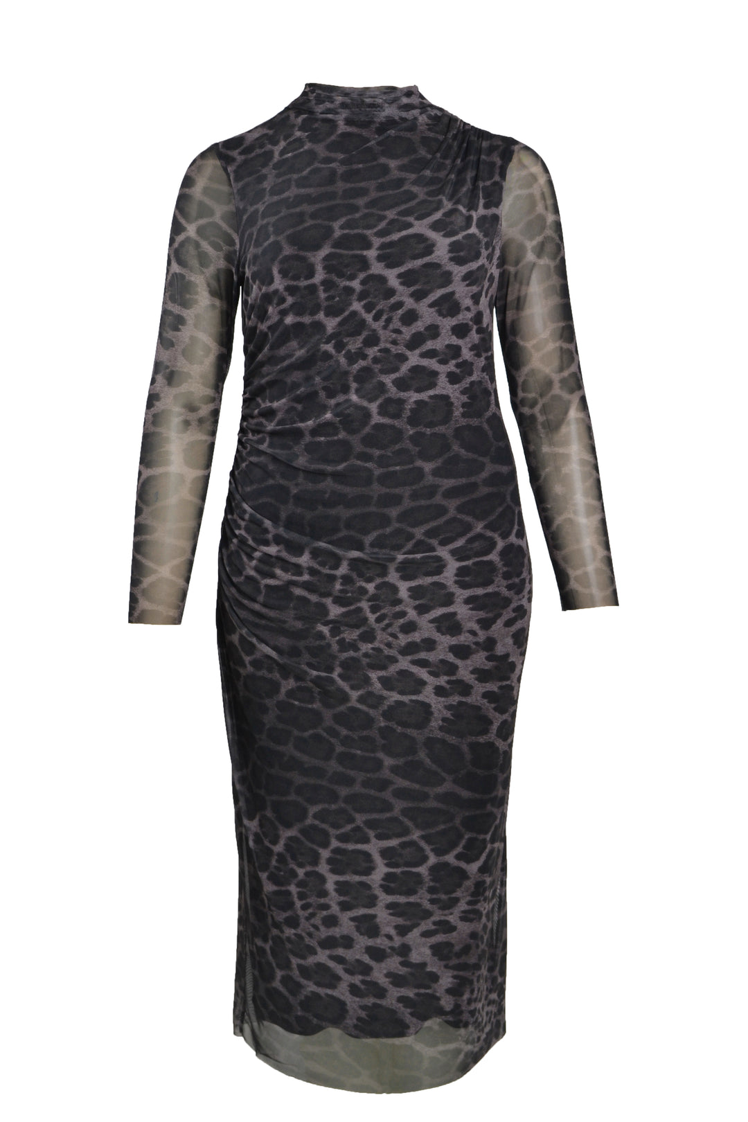 Netzkleid mit Animalprint