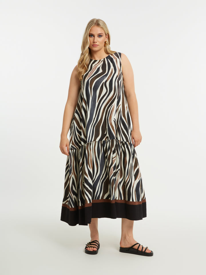 Lange Jurk Met Print