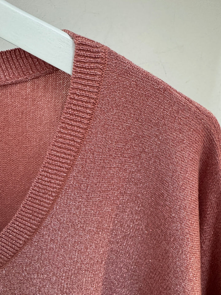 Fijngebreid Lurex Truitje Met Glansdraad