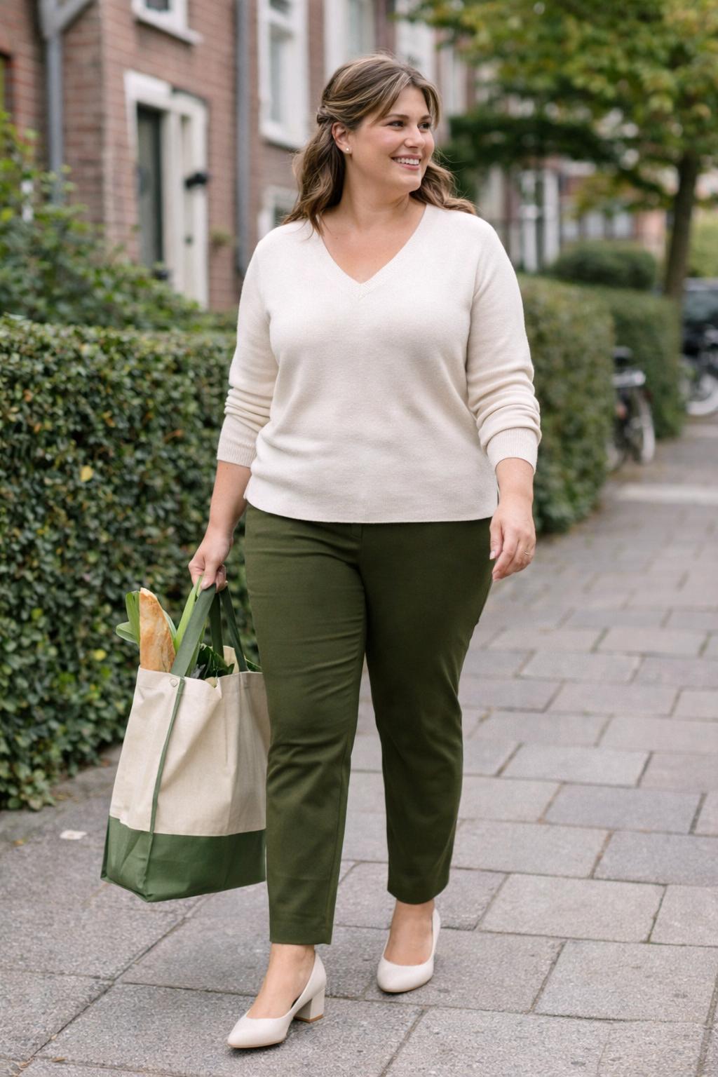 Broek In Organische Katoenmix