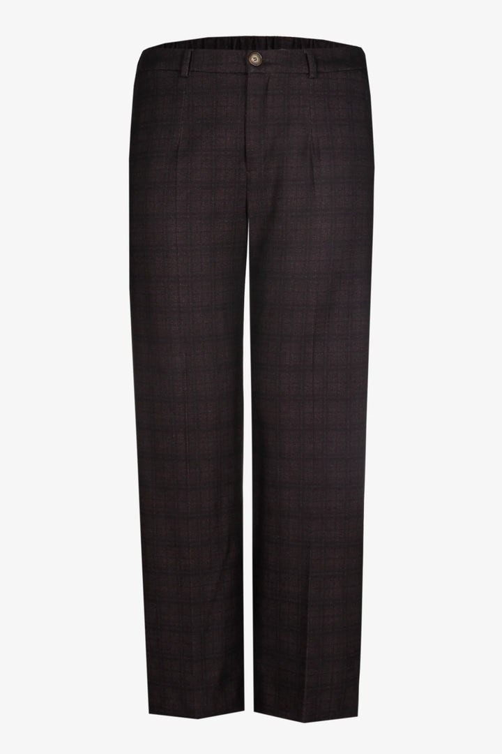 Geruite Broek Met Rechte Pijpen