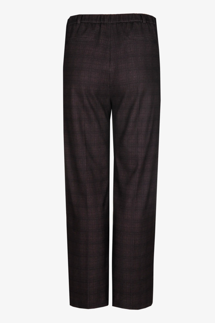 Geruite Broek Met Rechte Pijpen