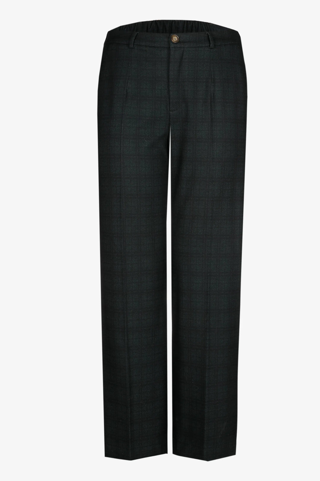 Geruite Broek Met Rechte Pijpen