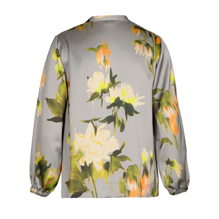 Shiny Aquarelle Blouse Met Glans