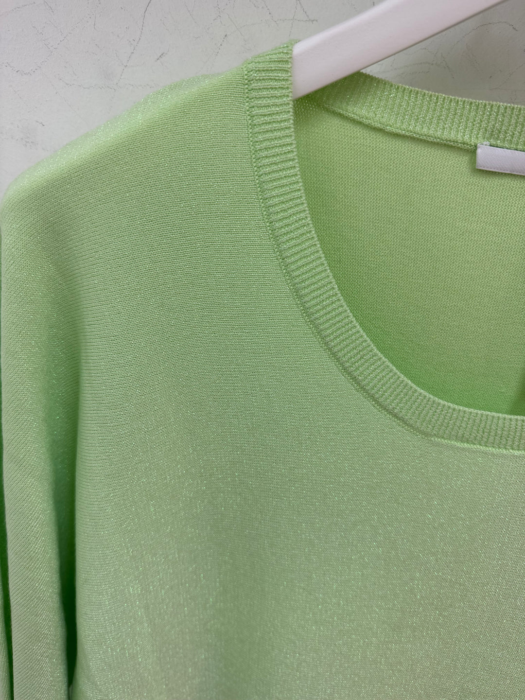 Fijngebreid Lurex Truitje Met Glansdraad