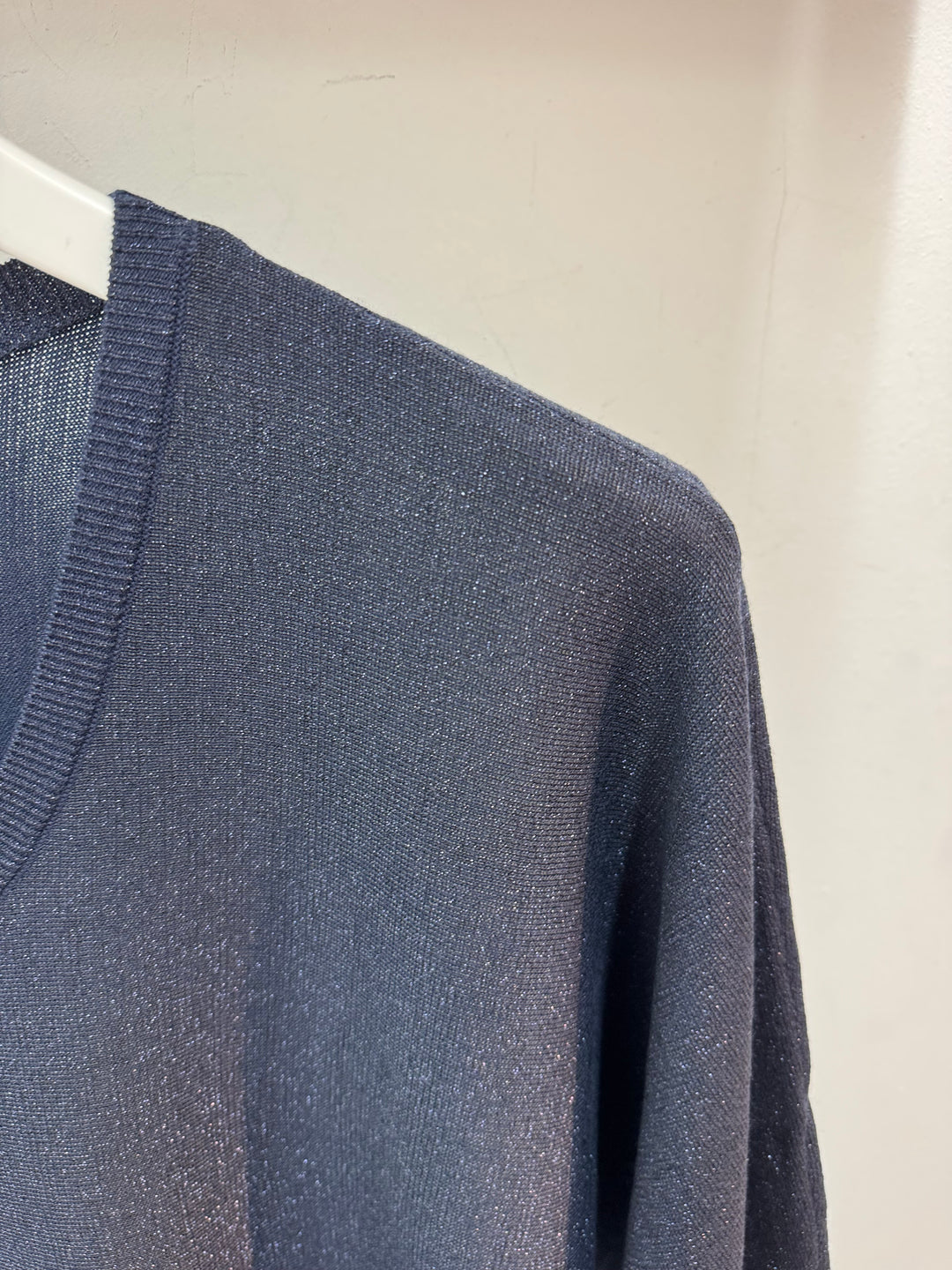 Fijngebreid Lurex Truitje Met Glansdraad