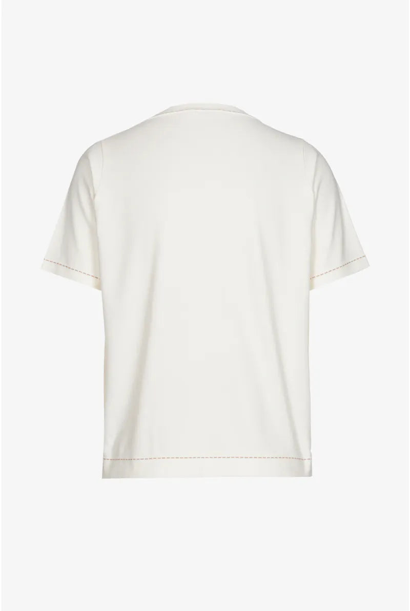 Witte Trui met Korte Mouw