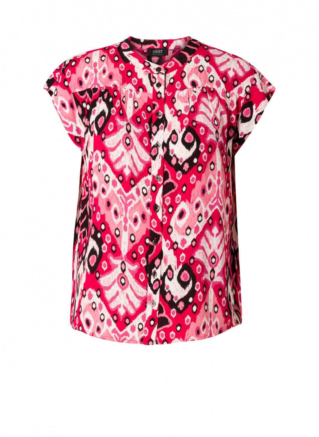 blouse in roze tinten - yesta - - grote maten - dameskleding - kledingwinkel - herent - leuven