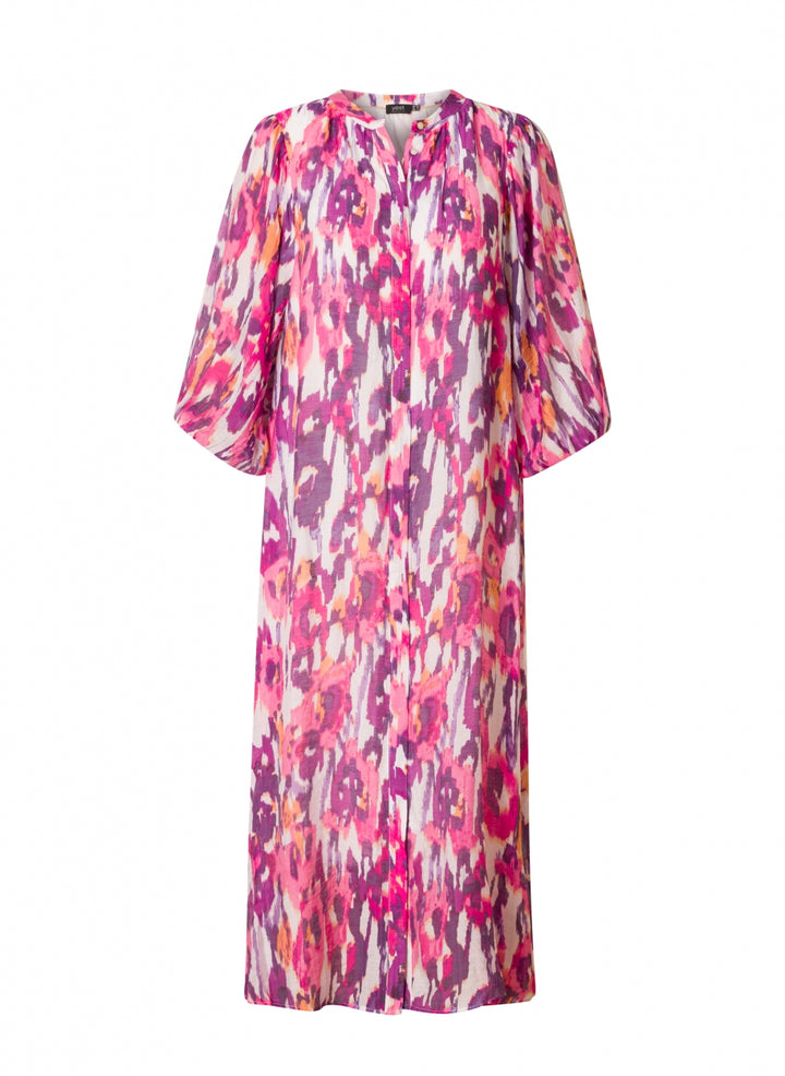 Vrolijke midi-jurk met print