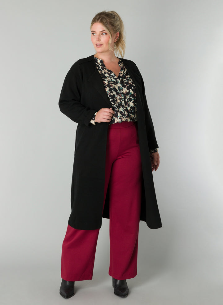 lange cardigan met luxe uitstraling en zachte feel