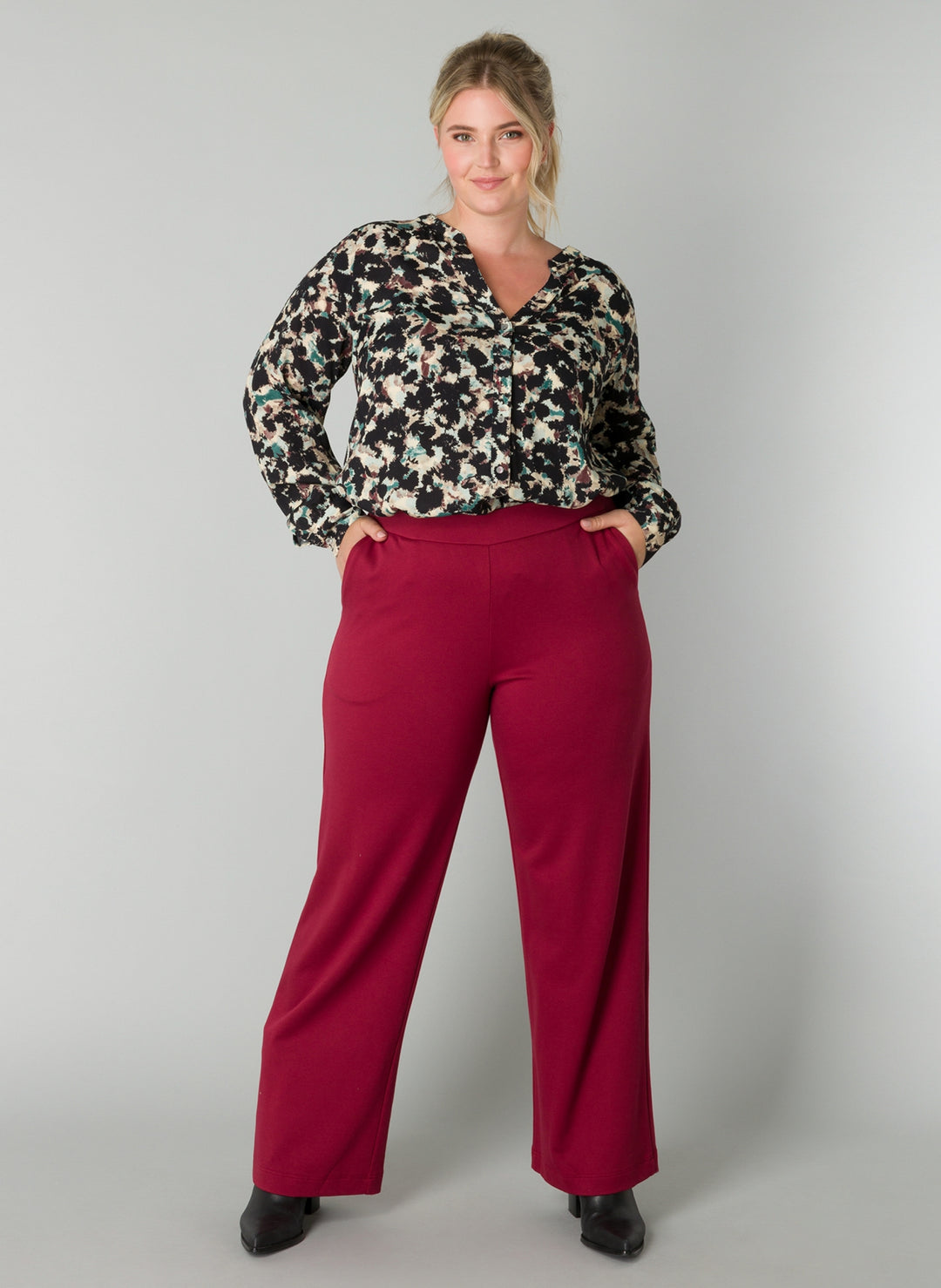 elegante broek met comfortabele stretch