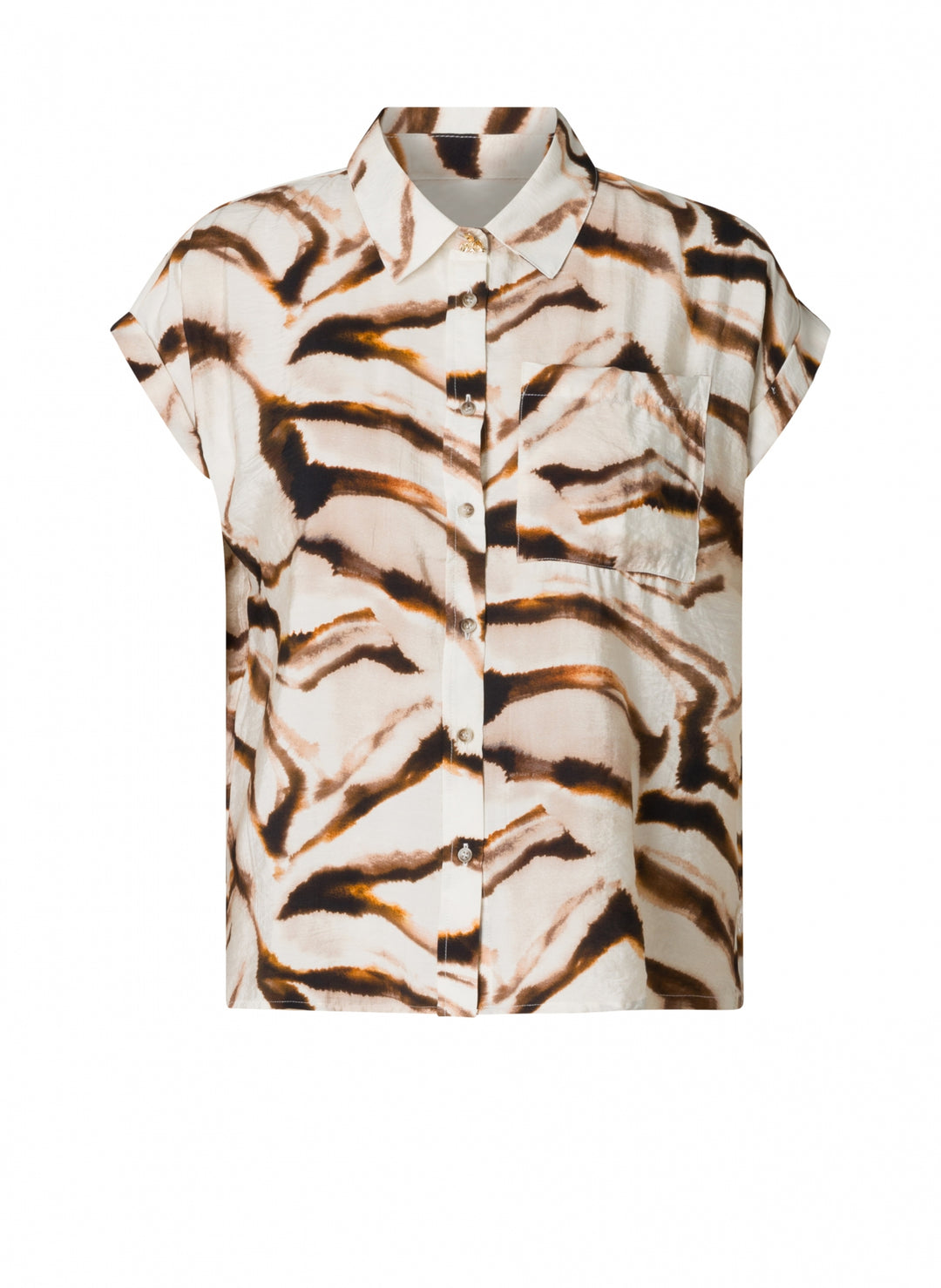 luchtige blouse met print