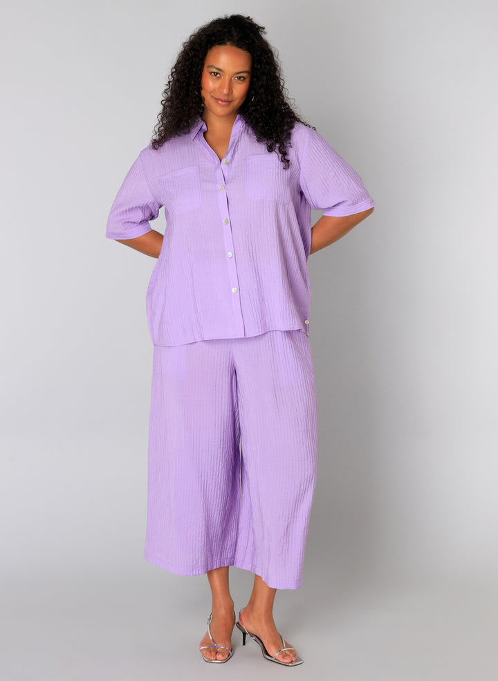 Stylische Bluse in Flieder